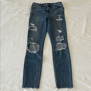 Abercrombie & Fitch Simone High Rise Super Skinny Blue Jeans 27/4